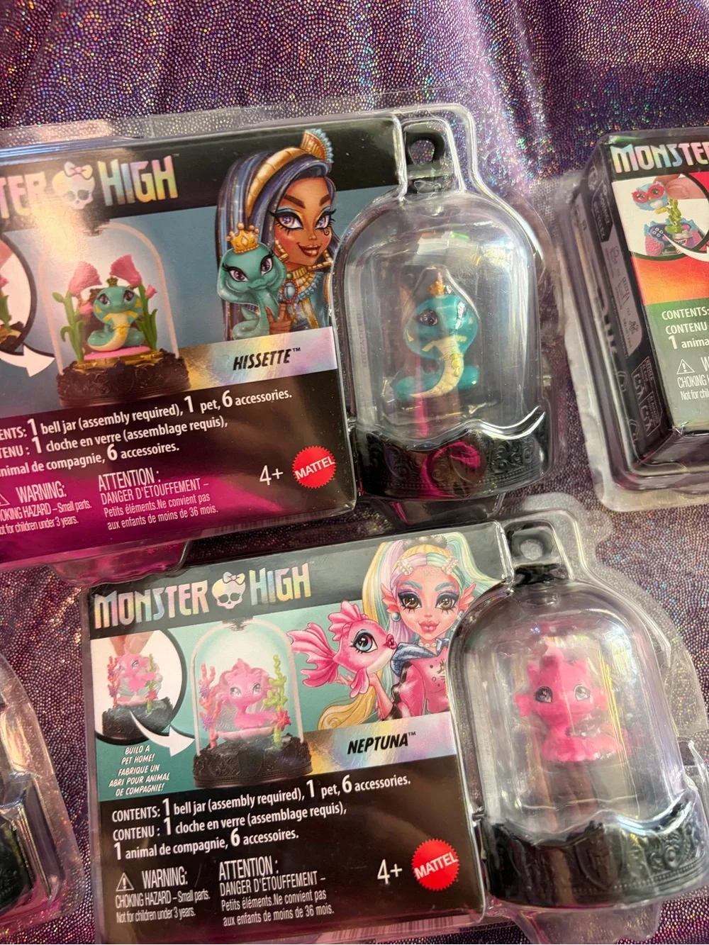 Monster High Pet Keychain Set of 5